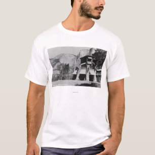 Yosemite CA - den Ahwahnee logen och dalen T Shirt