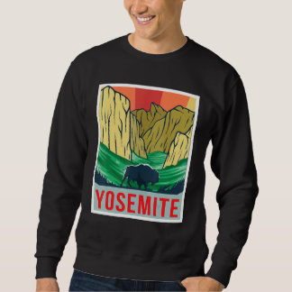 Yosemite California Souvenir Nationalpark Vandring Lång Ärmad Tröja