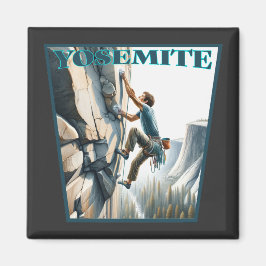 Yosemite California Sten klättring Magnet