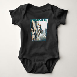 Yosemite California Sten klättring T Shirt