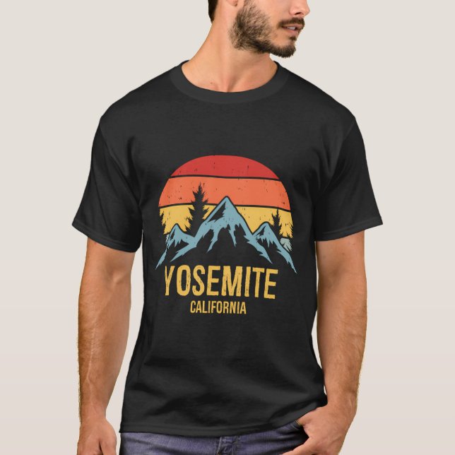 Yosemite California T Shirt (Framsida)