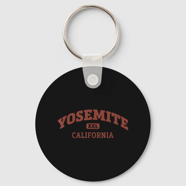 Yosemite College Stil Sten klätterområde 9 Nyckelring (Framsida)