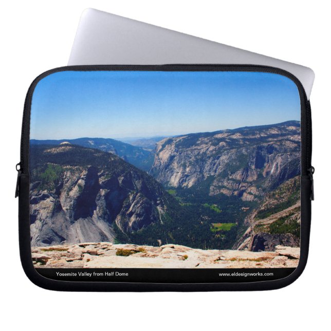 Yosemite dal från halv kupol laptop fodral (Framsidan)