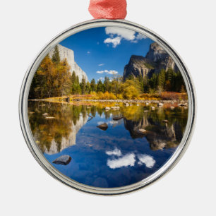 Yosemite dal i nedgång julgransprydnad metall