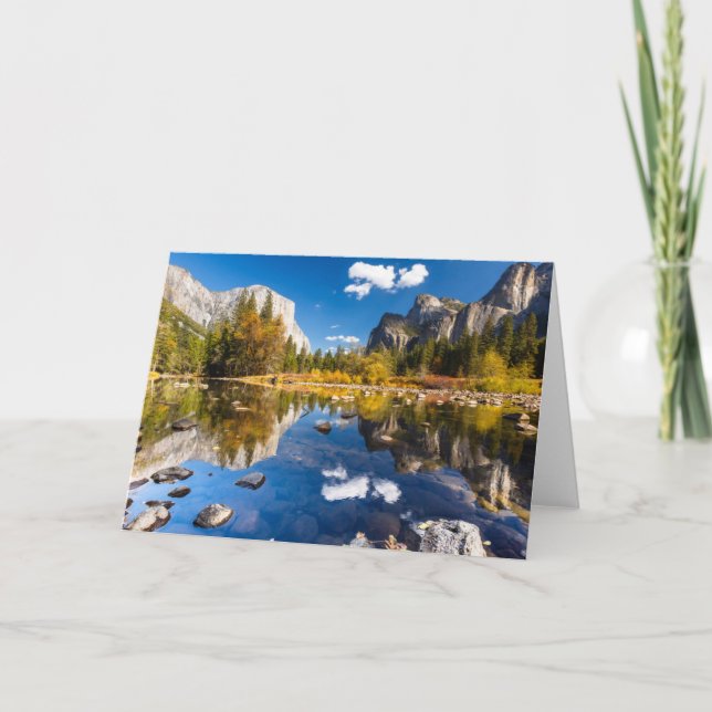 Yosemite dal i nedgång kort (Framsida)