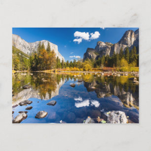 Yosemite dal i nedgång vykort
