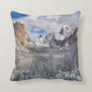 Yosemite dal i snö kudde