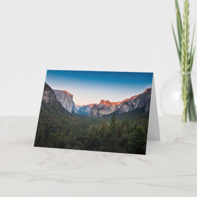 Yosemite dal, Kalifornien Kort (Framsida)