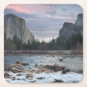 Yosemite dal underlägg papper kvadrat