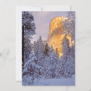 Yosemite - El Capitan som tändas av solljus