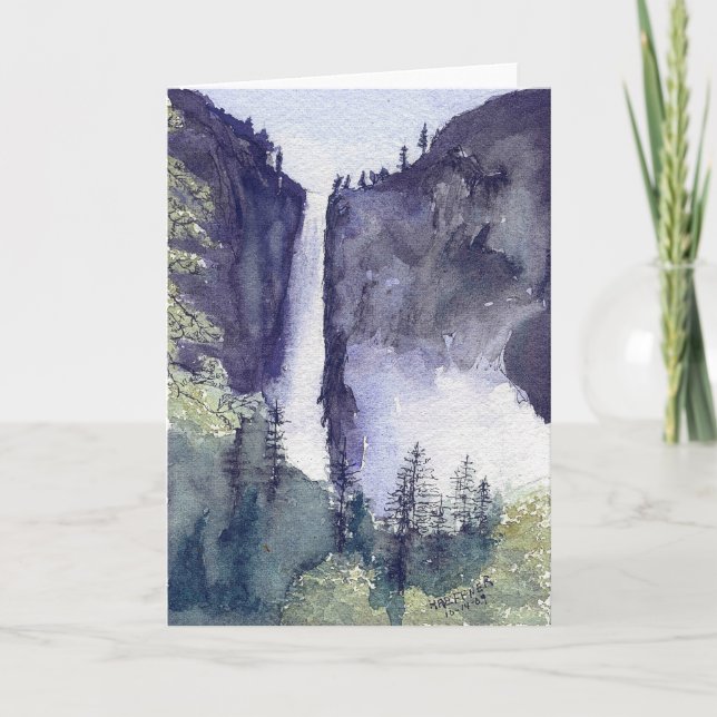 Yosemite Falls2, Yosemite National Park Helgkort (Framsida)