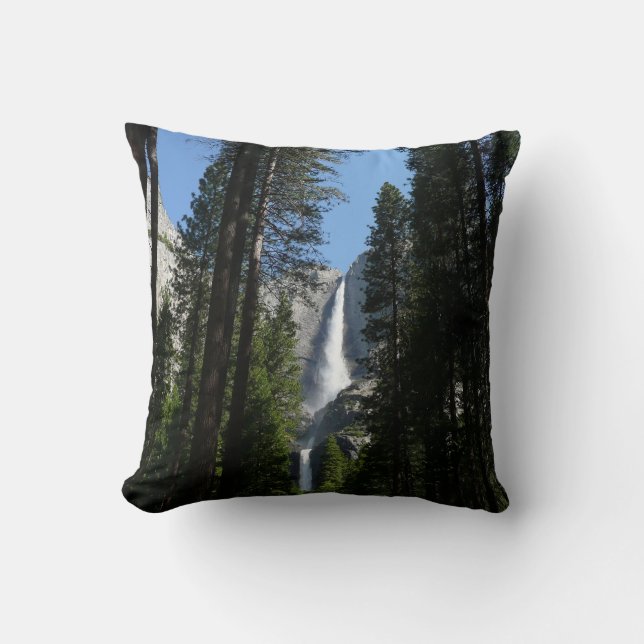 Yosemite Falls and Skogen Ligcape Photography Kudde (Framsida)