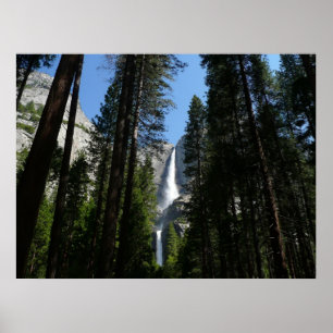Yosemite Falls and Skogen Ligcape Photography Poster