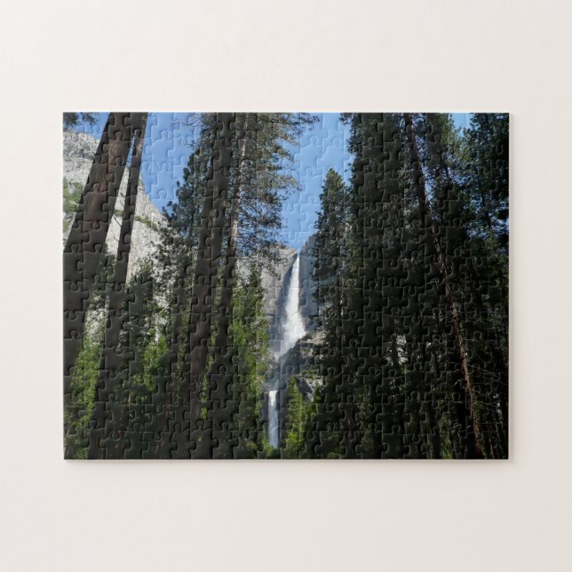 Yosemite Falls and Skogen Ligcape Photography Pussel (Horisontell)