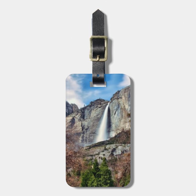 Yosemite Falls Bagagebricka (Vertikal Framsida)
