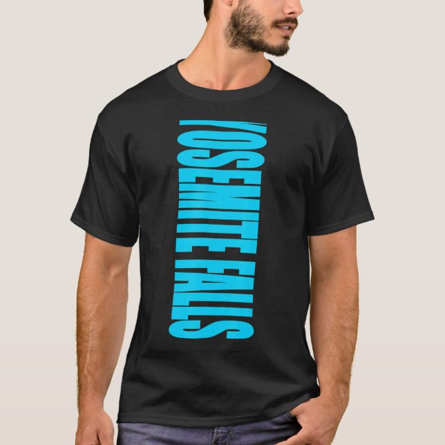 Yosemite Falls California T Shirt (Framsida)