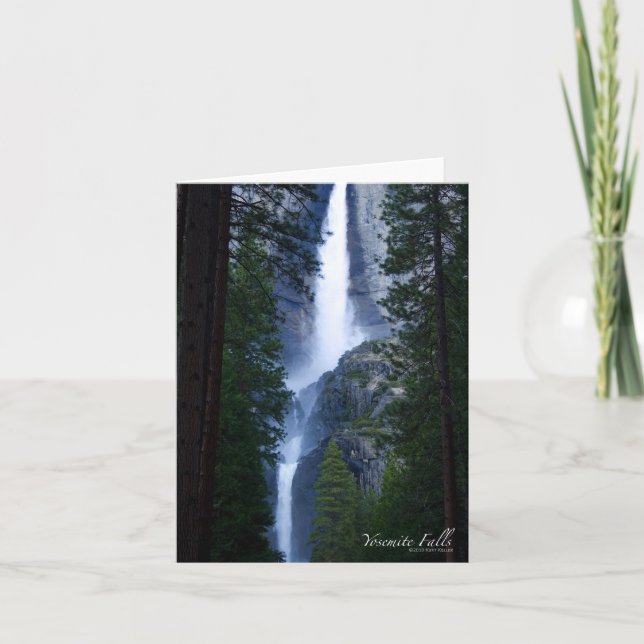Yosemite_Falls_card Kort (Framsida)