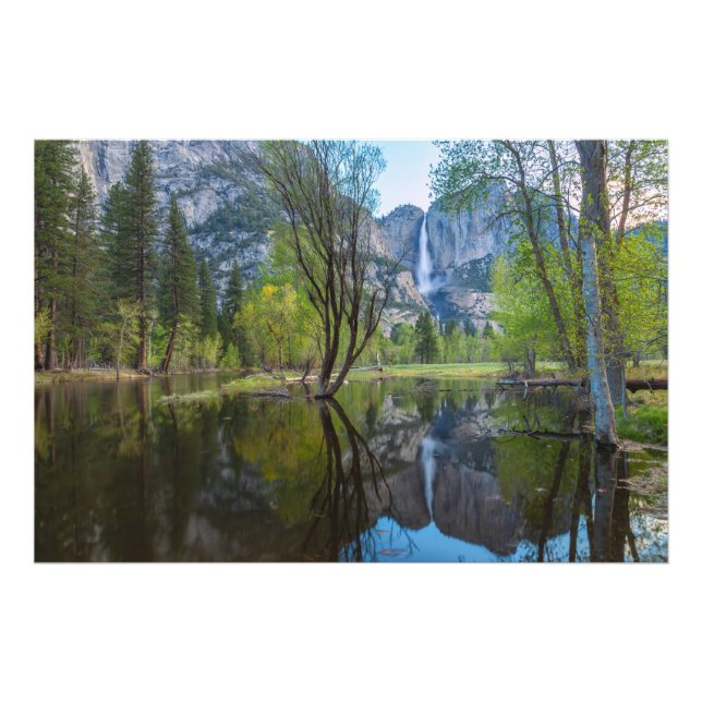 Yosemite Falls Fototryck (Framsidan)