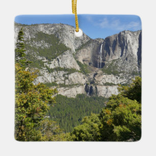 Yosemite Falls från Four Mile Trail Julgransprydnad Keramik