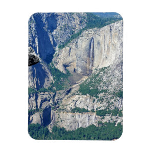 Yosemite Falls från Glacier Point, CA Magnet