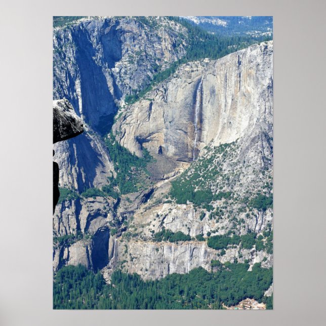 Yosemite Falls från Glacier Point, CA Poster (Framsidan)