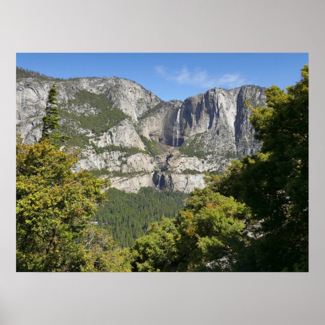 Yosemite Falls from Four Mile Trail Poster (Framsidan)