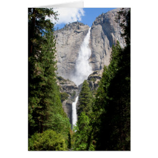 Yosemite Falls i maj (Anpassningsbar Message) Hälsningskort