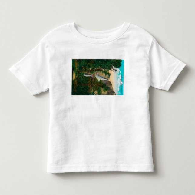 Yosemite Falls i Yosemite, Kalifornien Tee Shirt (Framsida)