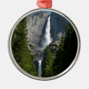 Yosemite Falls II från Yosemite National Park Julgransprydnad Metall
