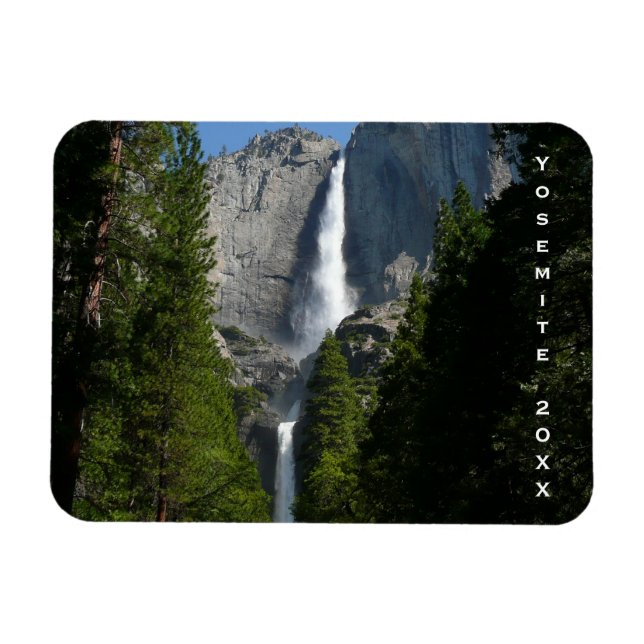 Yosemite Falls II från Yosemite National Park Magnet (Horisontell)