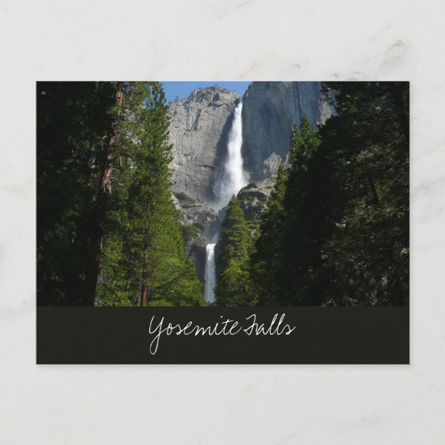 Yosemite Falls II från Yosemite National Park Vykort (Framsida)