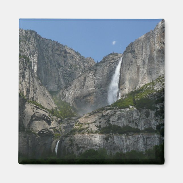 Yosemite Falls III från Yosemite National Park Magnet (Framsidan)