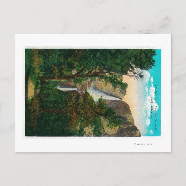 Yosemite Falls in Yosemite, Kalifornien Vykort (Framsida)