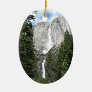 Yosemite Falls Julgransprydnad Keramik
