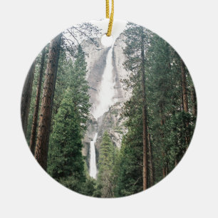 Yosemite Falls Julgransprydnad Keramik