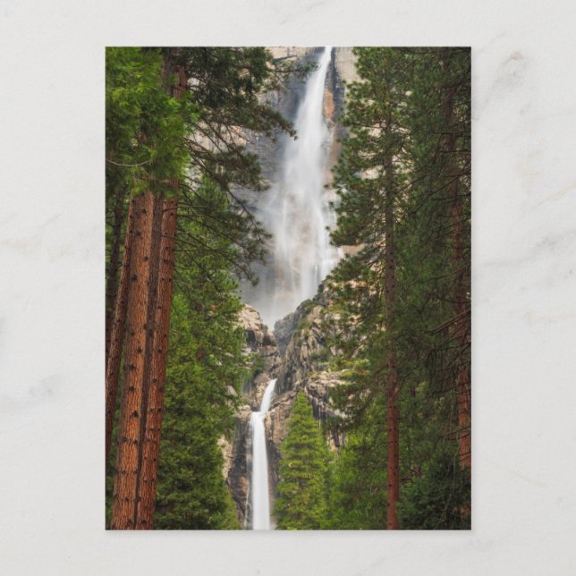 Yosemite Falls, Kalifornien Vykort (Framsida)