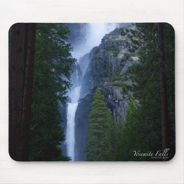Yosemite Falls Mousepad Musmatta (Framsidan)
