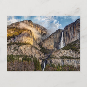 Yosemite Falls naturskön, Kalifornien Vykort