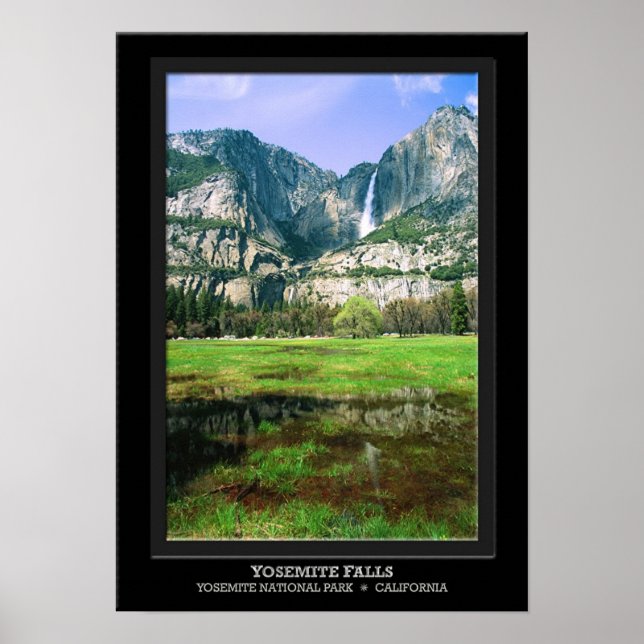 Yosemite Falls Reflection Poster (Framsidan)
