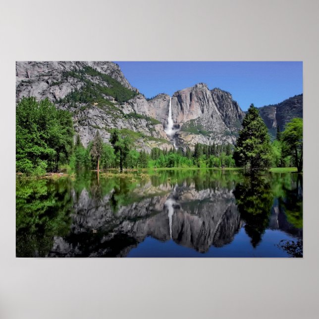 Yosemite Falls Reflection Poster (Framsidan)