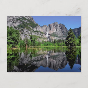 Yosemite Falls-reflektion Vykort