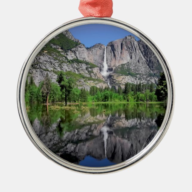 Yosemite Falls reflexion Julgransprydnad Metall (Framsidan)