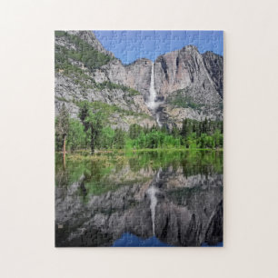Yosemite Falls reflexion Pussel