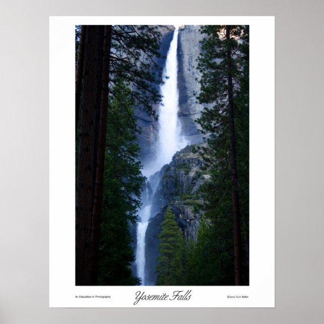 Yosemite Falls-utskrifter Poster (Framsidan)