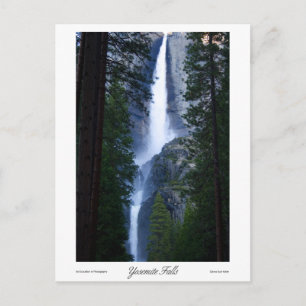 Yosemite Falls-utskrifter Vykort