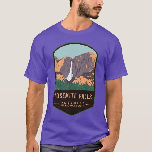 Yosemite Falls Yosemite National Park Oversized T Shirt (Framsida)