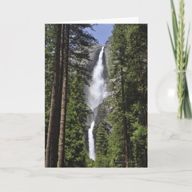 Yosemite Falls Yosemite nationalpark Kort (Framsida)