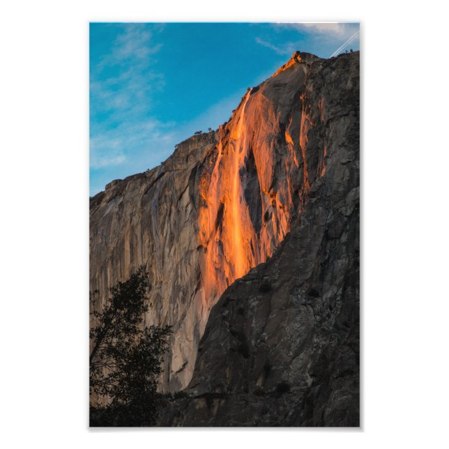 Yosemite Firefall Fototryck (Framsidan)