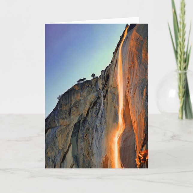 Yosemite Firefall Kort (Framsida)