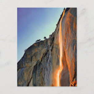 Yosemite Firefall Vykort
